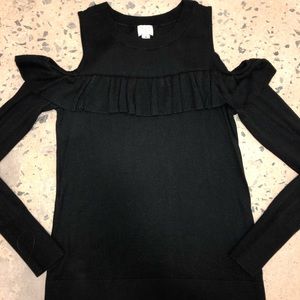 A New Day black long sleeve sweater.